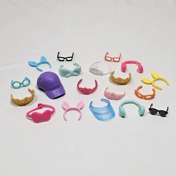 Other - LOL Doll & Barbie Accessories Mixed Lot Hat Headband Sunglasses Tiaras Headphone